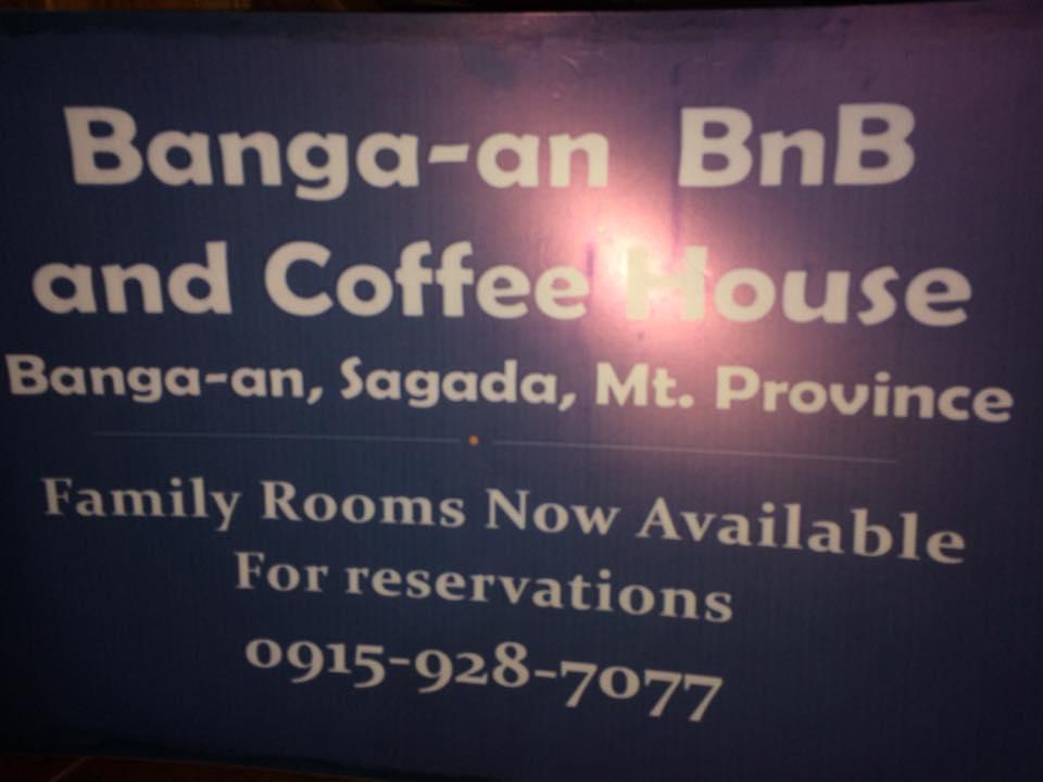 Banga-An Bnb And Coffee House Sagada Extérieur photo